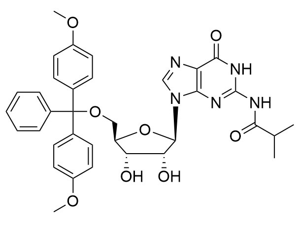 5'-O-(4,4'-二甲氧基三苯甲基)-N2-異丁?；?2'-鳥苷